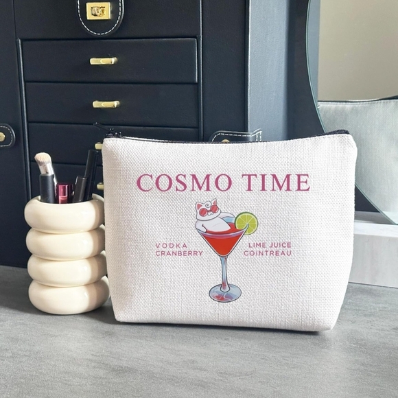 Cosmo Cocktail Gift - Cosmo Time Makeup Bag - Picture 5 of 7